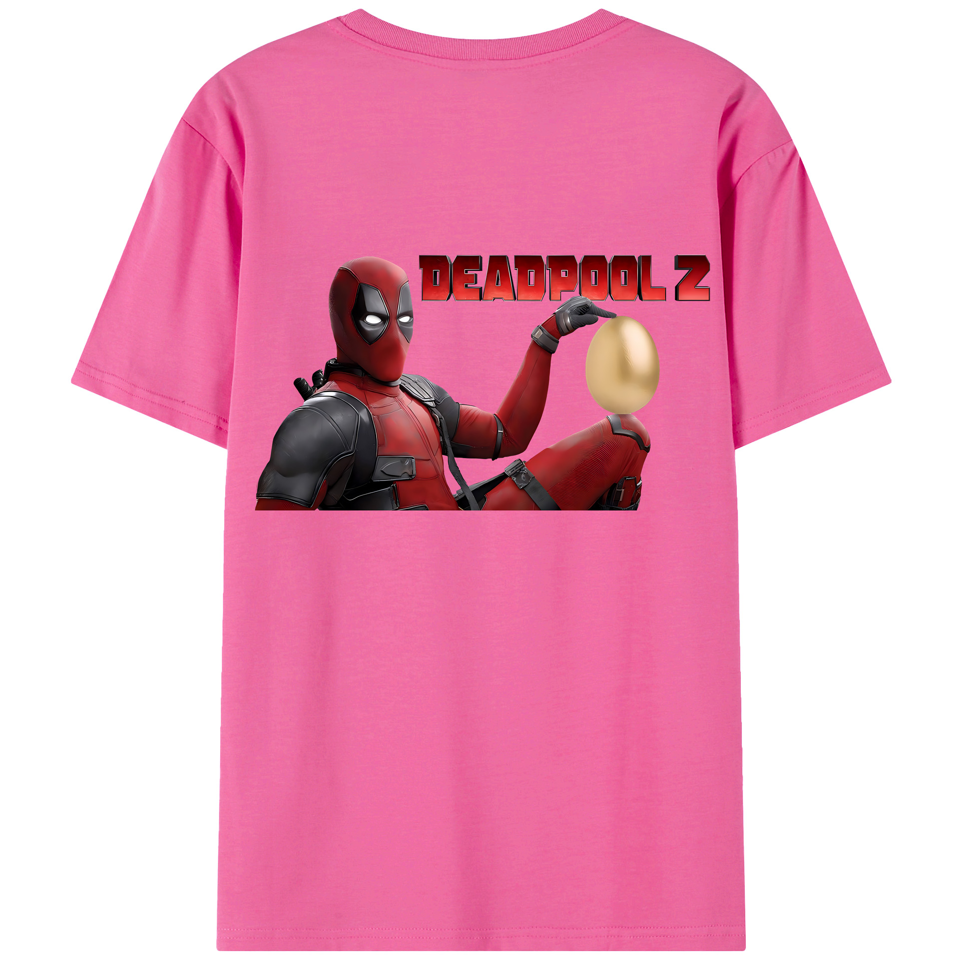 （画像用） Deadpool デッドプール レディース半袖Tシャツ(バックプリント)